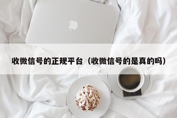收微信号的正规平台（收微信号的是真的吗）